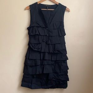 BCBG MaxAzria black ruffle dress